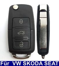 3Tasten Klappschlüssel für VW SKODA SEAT Auto Schlüssel Funkschlüssel Rohling comprar usado  Enviando para Brazil