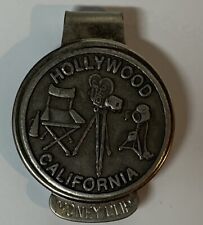 Vintage Hollywood California Money Clip Movies Directors Chair Camera Action for sale  Shipping to South Africa