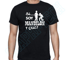 SI SOY MANDILON Y ¿QUÉ? CAMISETA PLAYERA NEGRA/NEGRA  segunda mano  Embacar hacia Argentina