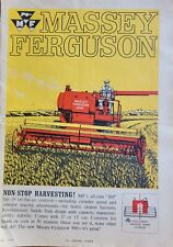 Massey Ferguson 300 combine Trator Agrícola Vintage 1963 Revista Ad comprar usado  Enviando para Brazil