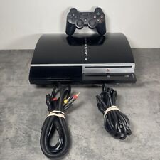 Console Sony PlayStation 3 PS3 Fat CECHG01 40GB preto somente - Testado funcionando comprar usado  Enviando para Brazil