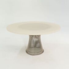 Warren Platner 2012 para mesa de comedor Knoll con top crema personalizado de 54 pulgadas 3716T segunda mano  Embacar hacia Argentina