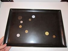1960'S SERVING PLATTER IMBEDDED WITH FOREIGN COINS - SPECTACULAR - TUB R5, used for sale  Shipping to South Africa