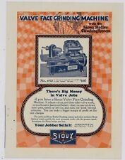 1928 Albertson & Co Ad: Sioux Valve Face Grinding Machine 650 - Sioux City, Iowa for sale  Shipping to Canada