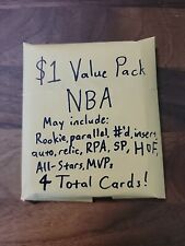 APENAS US$ 1! PACOTE MISTÉRIO VALOR NBA BASQUETE - NOVATO, AUTÓGRAFO, RPA, PSA 10 LEITURA comprar usado  Enviando para Brazil