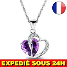 Collier coeur strass d'occasion  Pommeuse