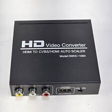 HDMI TO CVBS AV/HDMI AUTO SCALER NTSC/ PAL HD Video Converter for TV,VHS DVD VCR for sale  Shipping to South Africa