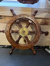 Wood brass nautical for sale  Compton