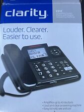 Telefone com fio Clarity E814 amplificado botão grande com secretária eletrônica digital comprar usado  Enviando para Brazil