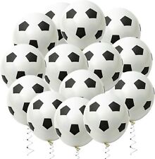 Globos de fútbol de 12" helio látex niño cumpleaños partido de fútbol tema globos decoración, usado segunda mano  Embacar hacia Argentina