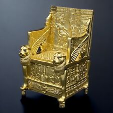 ANTIGUIDADES EGÍPCIAS ANTIGAS RARAS Cadeira Trono Rei Faraônico Tutancâmon Egito BC comprar usado  Enviando para Brazil