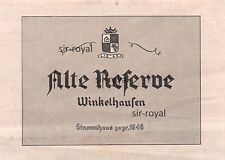 Alte reserve winkelhausen gebraucht kaufen  Deutschland