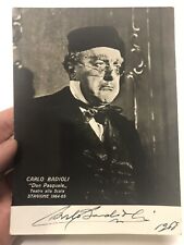 Autografo carlo badioli usato  Milano