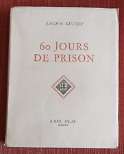 Jours prison.sacha guitry.ed. d'occasion  Dinan