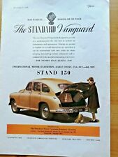 Standard vanguard advert. for sale  Ireland