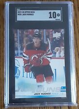 2019-20 Upper Deck Jack Hughes Young Guns Rookie RC #201 SGC 10 Devils GEM MINT for sale  Shipping to South Africa
