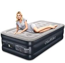 OlarHike Single Air Bed, Inflatable Mattress with Built-in Electic Pump, Blue for sale  Shipping to South Africa
