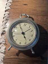 Reloj despertador Match Pewter Italia Toscana escritorio reloj a batería para repuestos segunda mano  Embacar hacia Argentina