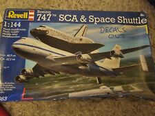 Used, Revell 04863 Boeing 747 SCA & Space Shuttle 1/144  Model Kit - NO DECALS!!! for sale  Shipping to South Africa