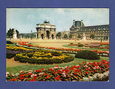 Cartolina parigi giardini usato  Crema