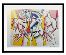 Roy Lichtenstein Art Signed Print  , The Red Horseman 1974, Original & Signed for sale  Shipping to South Africa