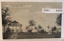 EARLY VIAN’S BATHING BEACH & CABINS CABANA + LORAIN OHIO SHEFFIELD LAKE POSTCARD for sale  Shipping to South Africa