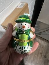 Leprechaun snowman trinket for sale  Omaha
