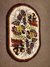 Vtg acorn rug for sale  Middlebury