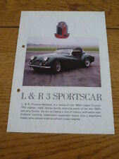 Kit car brochure for sale  FRODSHAM