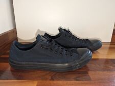 Converse full black pumps trainers size uk 9 eu 42.5 for sale  Shipping to South Africa