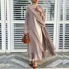 Eid Chiffon Abaya Kimono Vestido Muçulmano Roupas Abayas Roupão Feminino Caftan, usado comprar usado  Enviando para Brazil