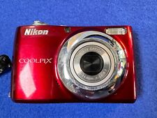 Câmera Digital Compacta Nikon Red Coolpix L22 12.0 MP 3.6x Zoom Óptico PEÇAS, usado comprar usado  Enviando para Brazil