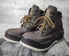 Used, Hodgman Wading Boots Mens 7 Lakestream Brown Felt Sole Canvas Fishing (19210) for sale  Shipping to South Africa
