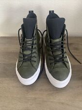 Bota Converse Chuck Taylor All Star verde couro WP quente masculina tamanho 10 162408C ✅ comprar usado  Enviando para Brazil