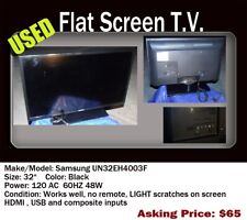 Samsung un32eh4003f t.v. for sale  Shipping to South Africa