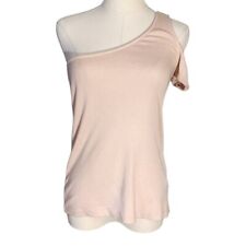 Blusa feminina de malha esplêndida pêssego assimétrica um ombro tamanho M comprar usado  Enviando para Brazil