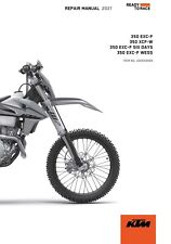 KTM Service Workshop Shop Repair Manual Book 2021 350 EXC‑F US for sale  Shipping to South Africa