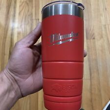 Bison 22 oz Drink Cooler Tumbler Double Wall Vacuum Insulate Milwaukee for sale  Shipping to South Africa