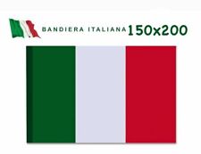 1 bandiera ITALIA TRICOLORE 150x200 Cm FRATELLI D'ITALIA nazionale azzurri usato  Napoli