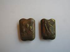 Vintage Boys Scout Cub Scout Set Of 2 Neckerchief Scarf Slides Brass/Copper for sale  Shipping to South Africa
