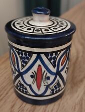 Moroccan ceramic jar for sale  SHEFFIELD