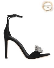RRP €850 GIUSEPPE ZANOTTI Leather Ankle Strap Sandals US8 UK5 EU38 Rhinestone for sale  Shipping to South Africa