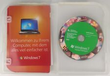 Używany, Microsoft Windows 7 Home Premium - Pełna wersja (PC) w pudełku 32 i 64 niemiecki na sprzedaż  PL