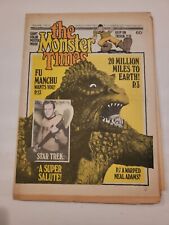 Jornal The Monster Times Magazine #20 de março Fantasia vintage de terror e ficção científica 1973 comprar usado  Enviando para Brazil