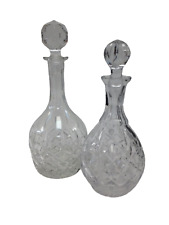Lead crystal decanters for sale  RUGBY