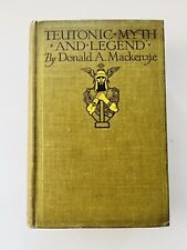 Teutonic Myth & Legend by Donald MacKenzie Hardback Occult Book Circa 1920 segunda mano  Embacar hacia Argentina