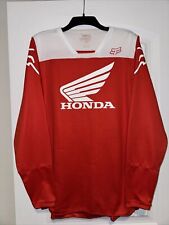 Camiseta deportiva Fox 180 Honda XL roja blanca  segunda mano  Embacar hacia Mexico