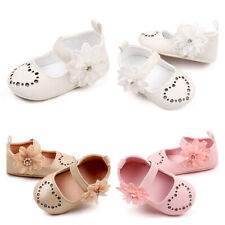 Zapatos para cuna recién nacido bebé niña niños pequeños goma floral princesa zapatos de vestir, usado segunda mano  Embacar hacia Argentina