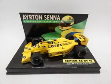 Lotus 99T Honda Turbo Ayrton Senna #12 1987 1/43 Minichamps F1 Formule 1 comprar usado  Enviando para Brazil