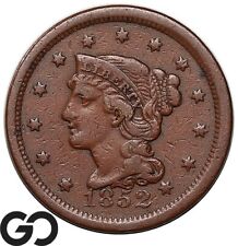 1852 large cent for sale  Shipping to Ireland